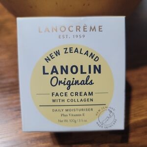 Lanocrème New Zealand Lanolin Originals Face Cream w/ Collagen & Vitamin E 100g